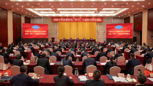 中國(guó)化學(xué)黨委召開(kāi)巡視、審計(jì)、大監(jiān)督動(dòng)員部署會(huì)