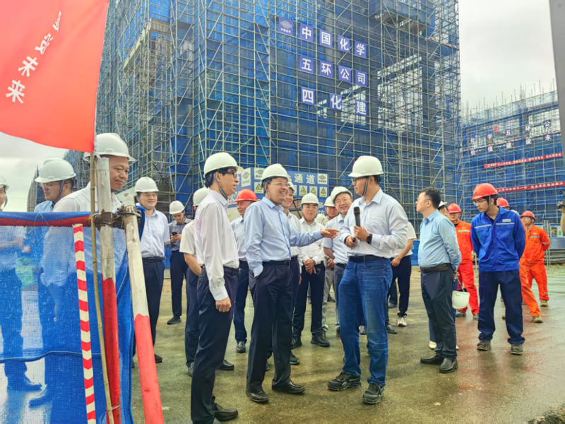 陳紅輝到中南公司湖北徽陽項目調(diào)研指導工作